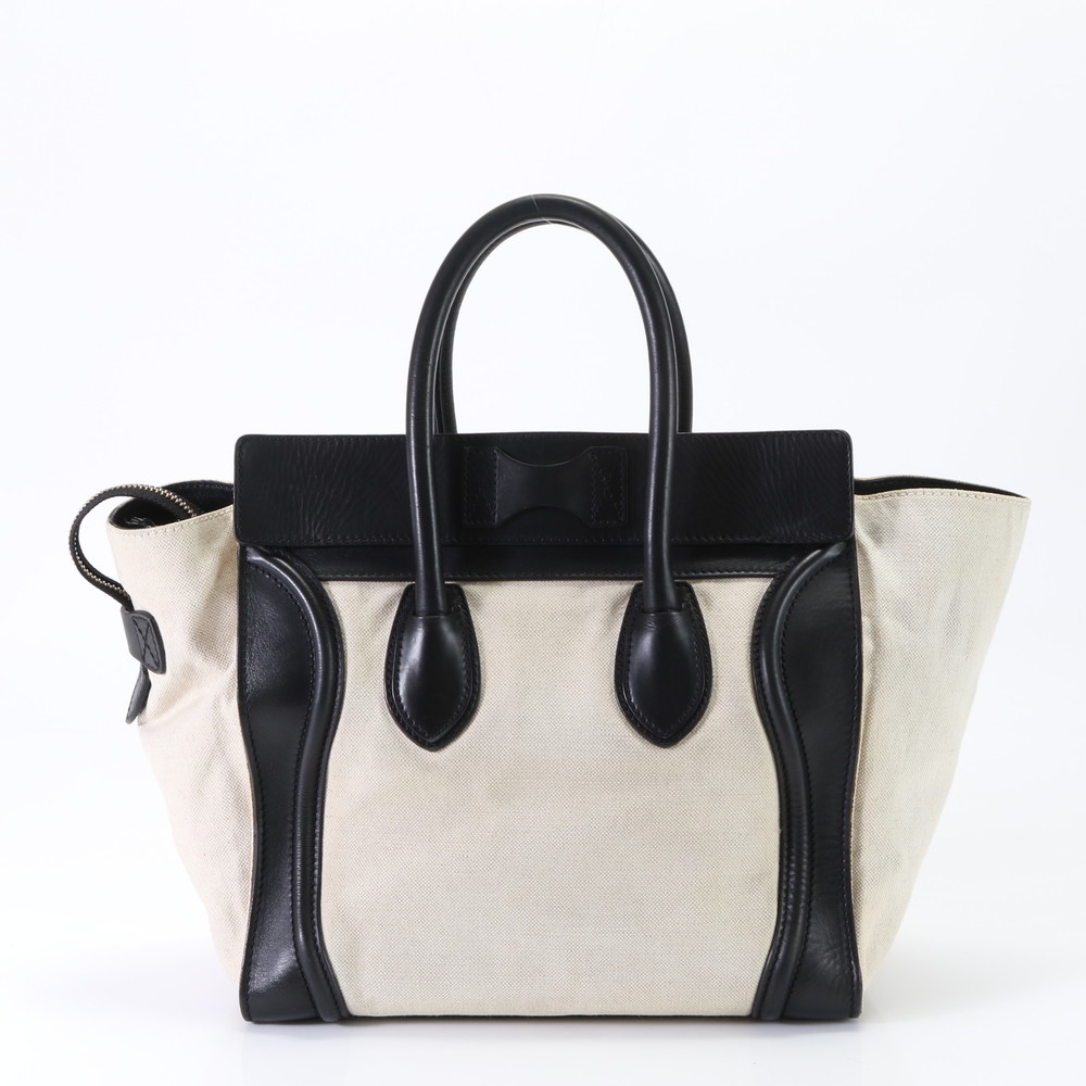 Celine Luggage Mini Shopper Leather Tote Bag - Picture 6 of 13